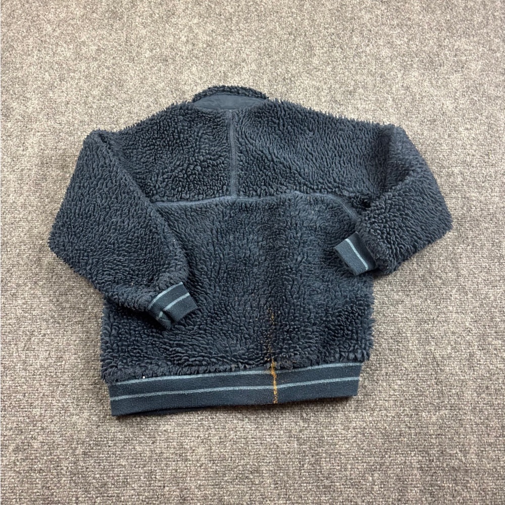 PATAGONIA Kids Vintage Pile Fleece Zip Up Jacket Retro Blue size: XS/S - Picture 3 of 8